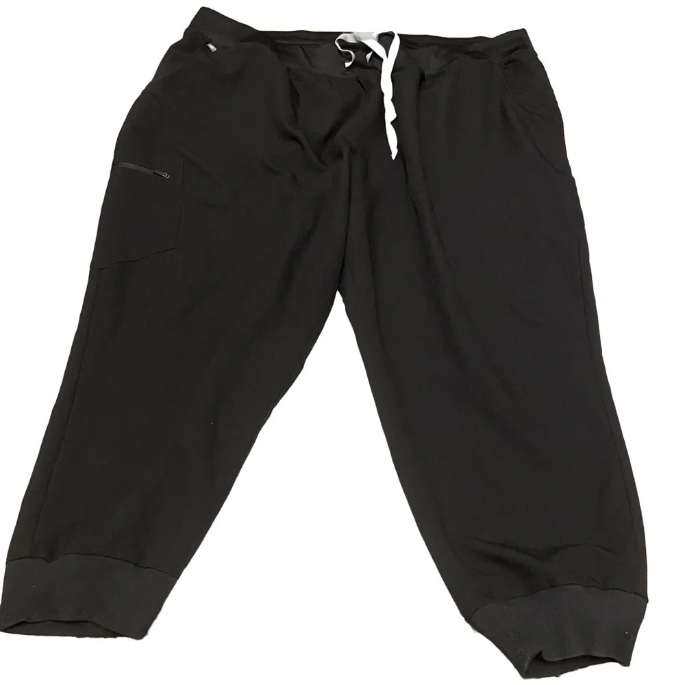 Figs Tansen Technical Collection Jogger Scrub Pants Men Size 5 XL Black